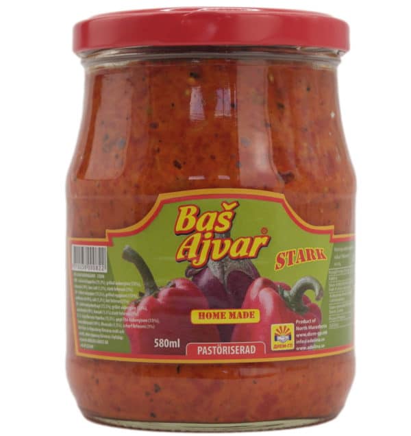 Bas Ajvar Paste Stærk 580 ml
