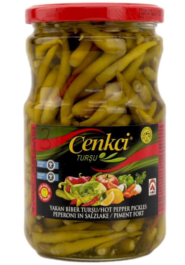 Cenkci Syltede Chilier (Stærk) 650 g