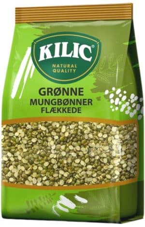 Kilic Grønne Mungbønner, Flækkede 900 g