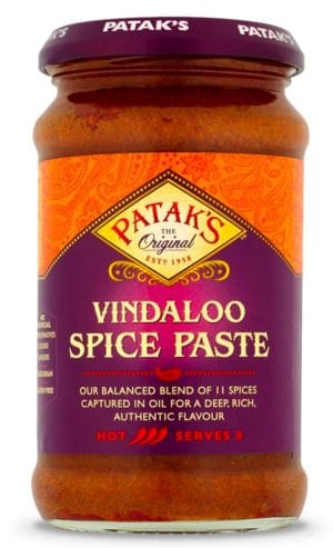Pataks Vindaloo Krydderpasta, Hot 283 g