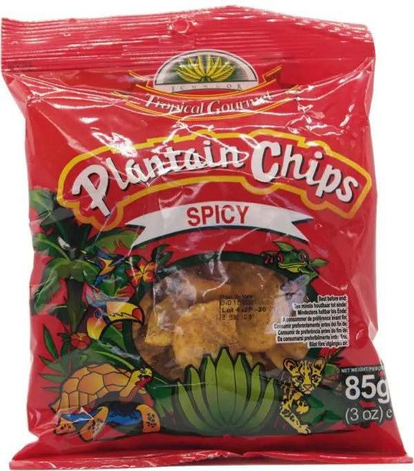 Tropical Gourmet Plantain Chips Spicy 85 g
