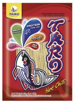 Taro Fish Snack, Hot Chili 52 g