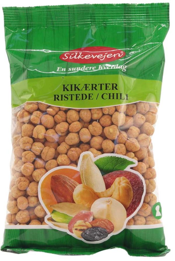 Silkevejen Ristede Chili Kikærter 250 g