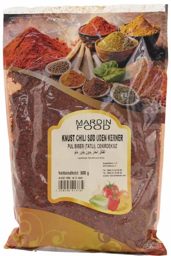 Mardin Food Chili Sød Knust 500 g