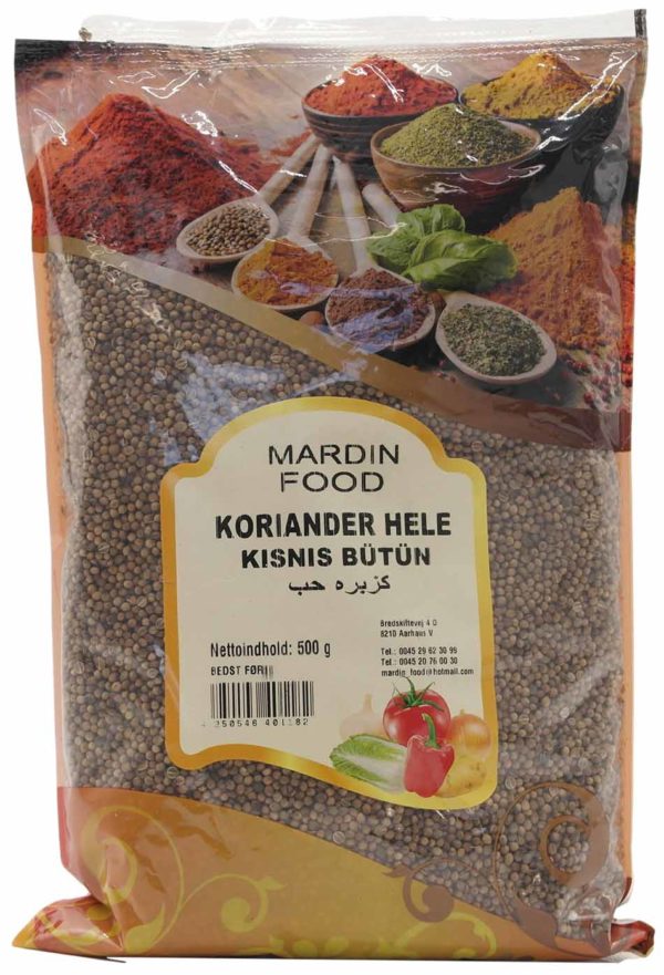 Mardin Food Koriander, Hele 500 g