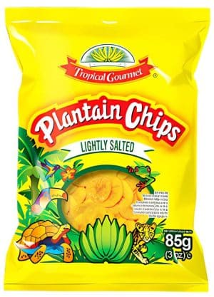 Tropical Gourmet Plantain Chips Saltet 85 g