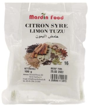 Mardin Food Citronsyre 100 g