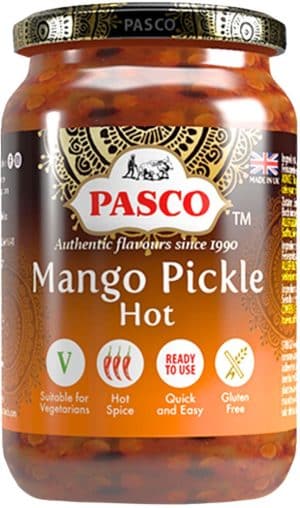 Pasco Mango Pickle, Hot 260 g