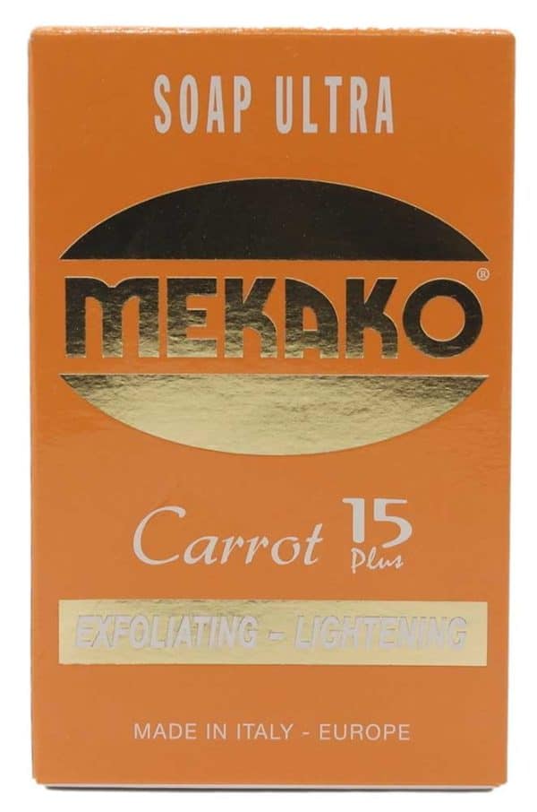 Mekako Carrot 15Plus Exfoliating Lightening Soap 200 g