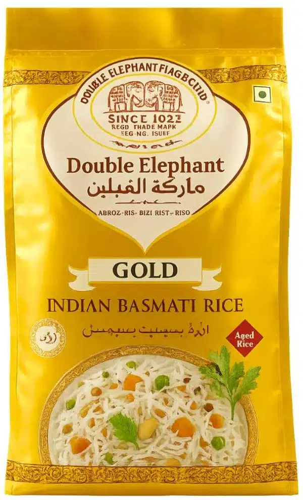 Double Elephant Basmati Ris Gold 5 kg