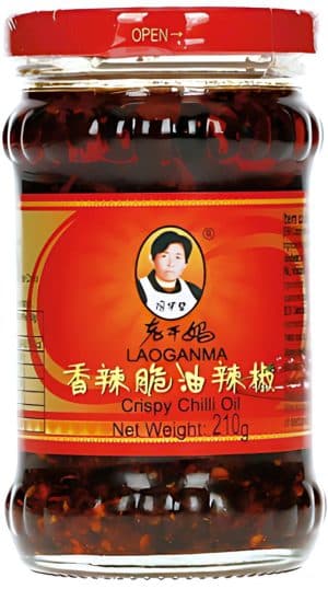 Lao Gan Ma Crispy Chili Olie 210 g