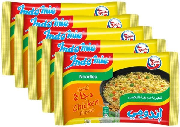 Indomie Nudler Kylling 5x75 g