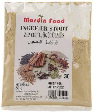Mardin Food Ingefær Stødt 50 g