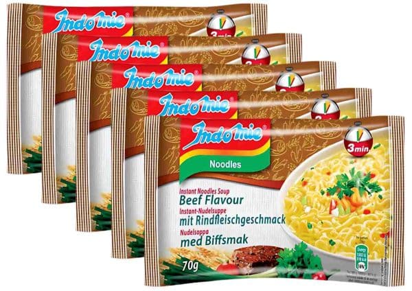 Indomie Nudler Okse 5x70 g