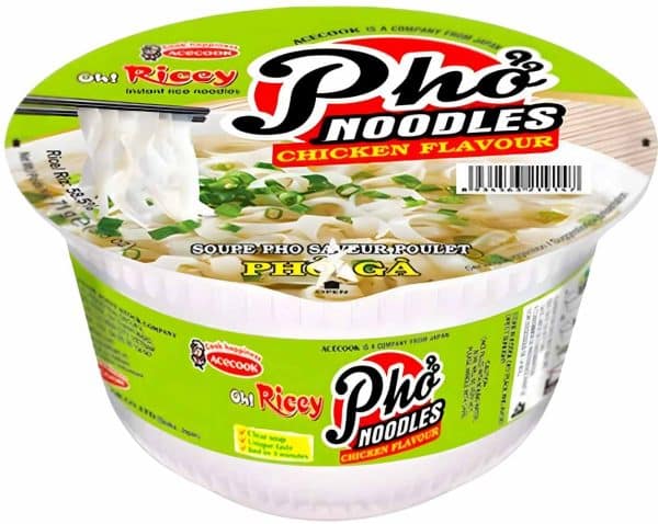 Acecook Oh Ricey Pho Noodles Chicken 74 g