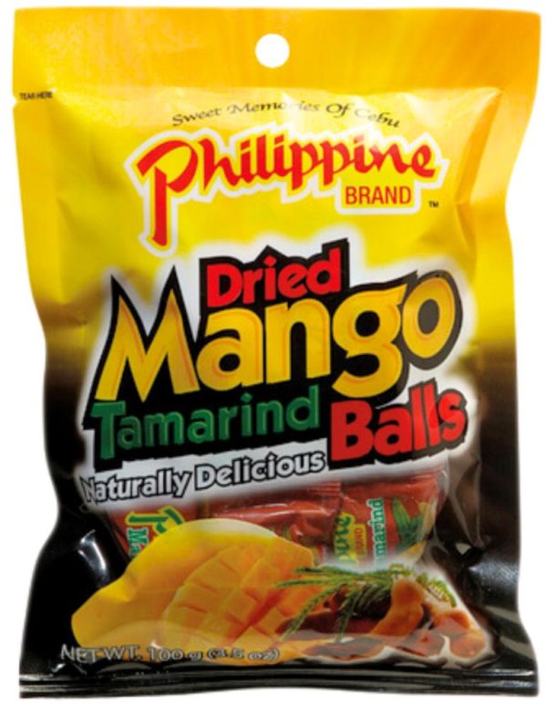Philippine Brand Dried Mango Tamarind Balls 100 g