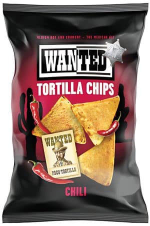 Wanted Tortilla Chips Chili 450 g