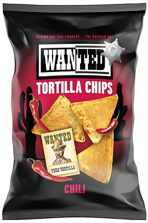 Wanted Tortilla Chips Chili 450 g