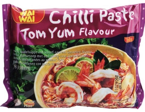 Wai Wai Chili Tom Yum Nudler 60 g