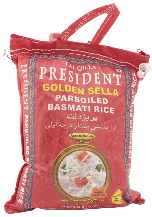 President Golden Sella Basmati Ris 5 kg