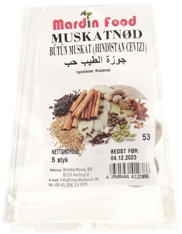 Mardin Food Muskatnød 5 stk