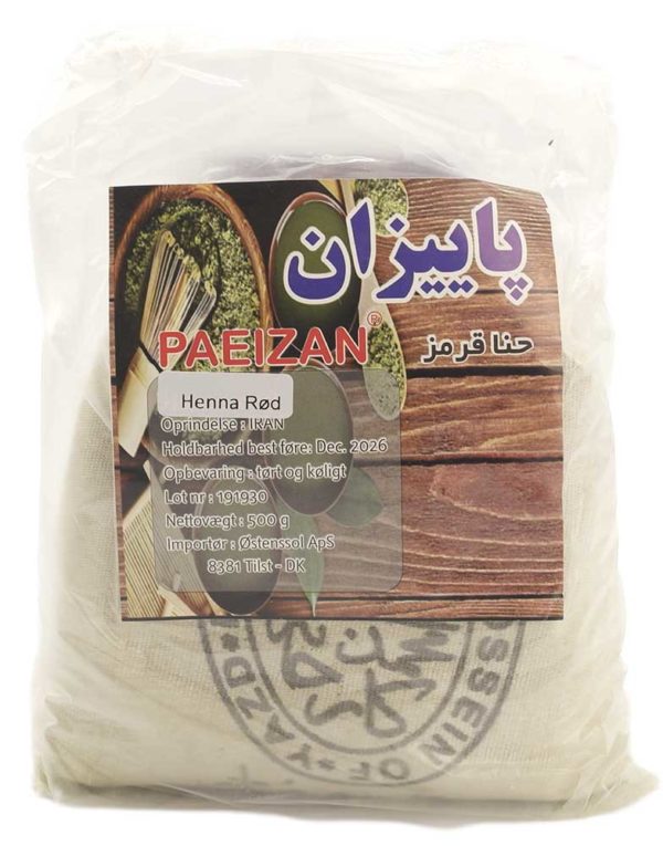 Paeizan Henna Rød 500 g