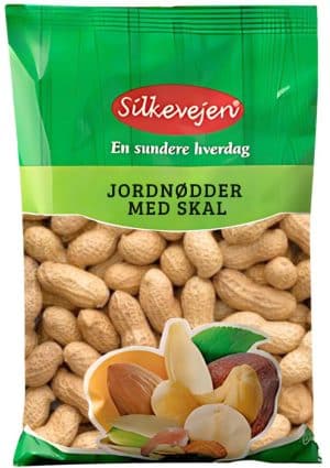 Silkevejen Jordnødder m. Skal 300 g