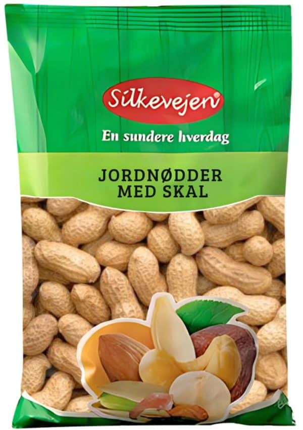 Silkevejen Jordnødder m. Skal 300 g