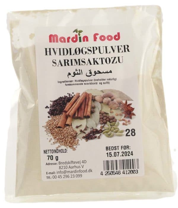 Mardin Food Hvidløgspulver 65 g