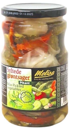 Melisa Syltede Grønsager, Pikant 610 g