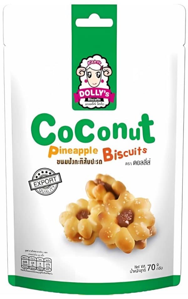 Dolly's Coconut Pineapple Biscuits 70 g
