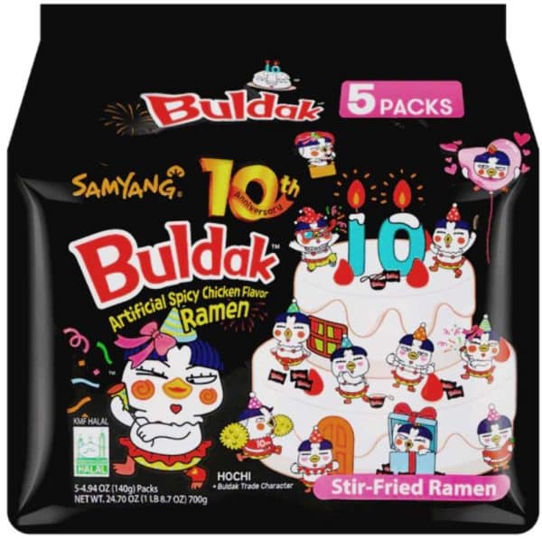 Samyang Buldak Hot Chicken Ramen 5-pack