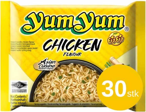 Yum Yum Nudler Kylling 30 stk