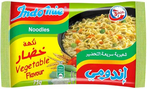 Indomie Nudler Grøntsager 75 g