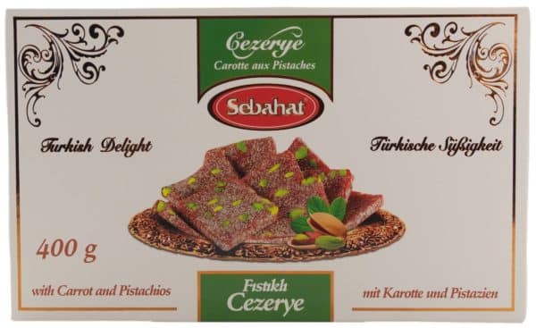Turkish Delight Gulerod & Pistacie 400 g