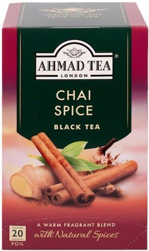 Ahmad Tea Chai Spice Sort Te 20 stk
