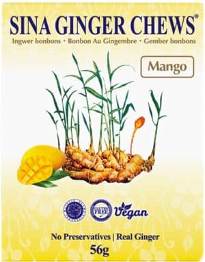 Sina Ginger Candy Mango 56 g