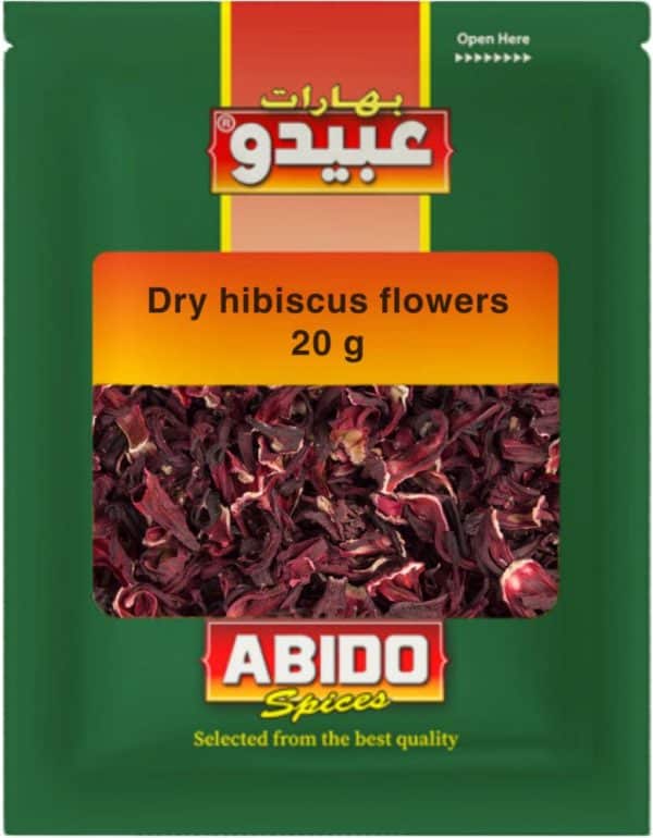 Abido Hibiscus, Tørret 20 g