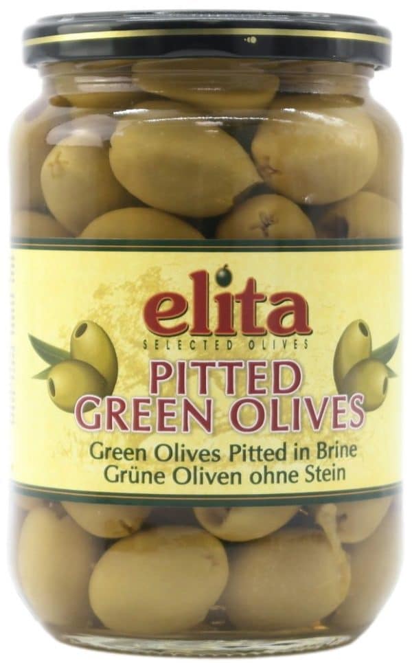 Elita Grønne Oliven u. Sten 700 g