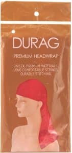 Durag Premium Headwrap Unisex - Rød