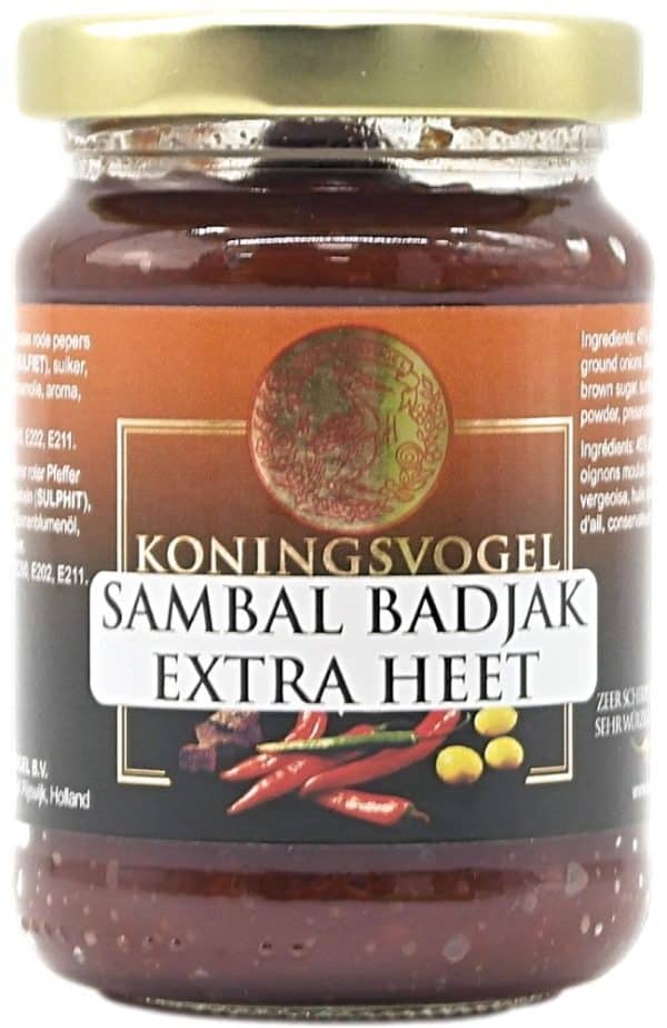 Koningsvogel Sambal Brandal 375 g