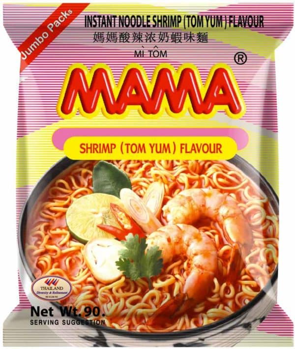 Mama Jumbo Shrimp Tom Yum Nudler 90 g