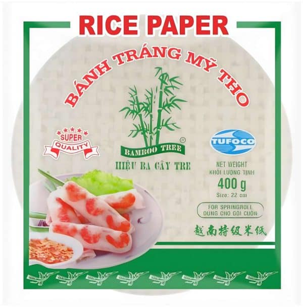 Bamboo Tree Rispapir Rund 22 cm
