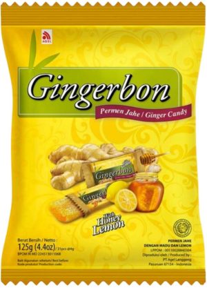 Gingerbon Candy Honey_Lemon 125 g
