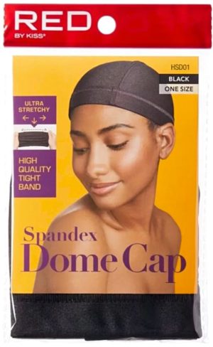 Red By Kiss Spandex Dome Cap Sort
