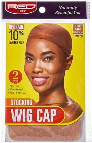 Red By Kiss Stocking Wig Cap 2 stk Brown