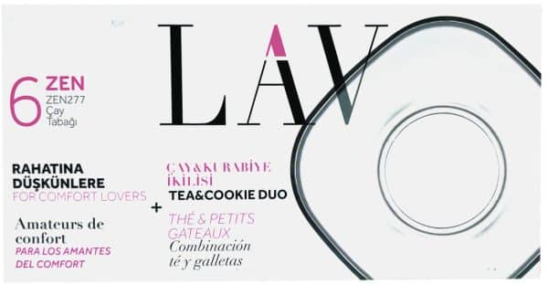 LAV Te Tallerken Zen – 6 stk