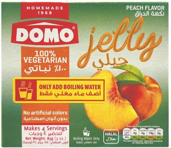 DOMO Jelly Fersken 85 g