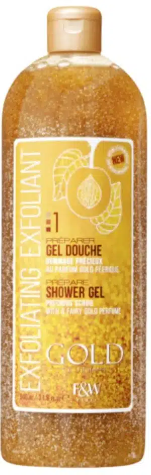 Fair and White 1: Gold Exfoliating Shower Gel 940 ml