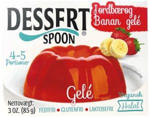 Dessert Spoon Jordbær/Banangele 85 g